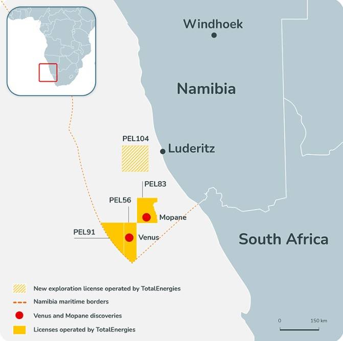 TotalEnergies Secures Operated Interest in Namibia&rsquo;s Offshore License